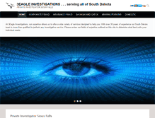 Tablet Screenshot of 3eagleinvestigations.com